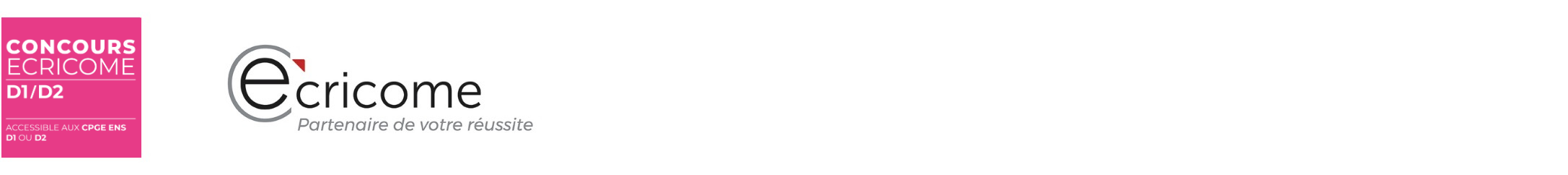 Logo Ecricome D1D2