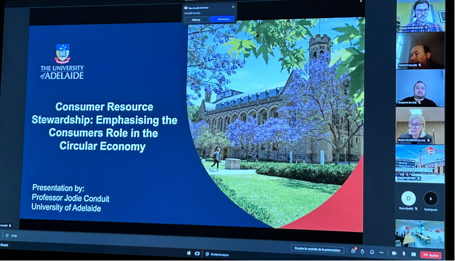 Séminaire de la Chaire Vin et Tourisme - Présentation de Jodie Conduit