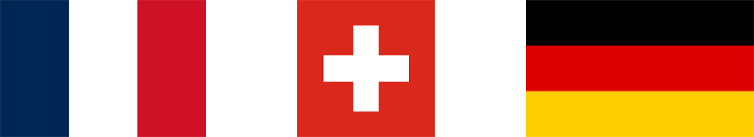 France, Suisse, Allemagne