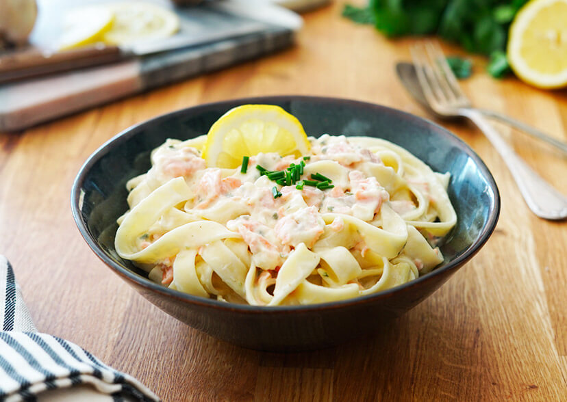 Tagliatelles saumon 