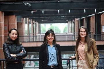 Ariane Truschel, Chloé Duvauchelle et Léontine Cuny, finalistes des Négociales 2020 et 2021