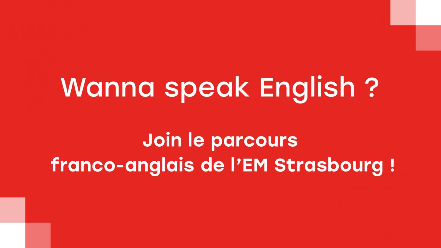 Wanna speak English? Absolviere den französisch-englischen Parcours an der EM Strasbourg! - EM Strasbourg