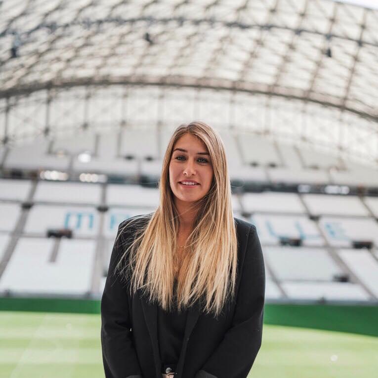 Zoom sur le parcours de Manon Jacquot, Chef de projet Hospitality & Events de l'Olympique de Marseille - EM Strasbourg