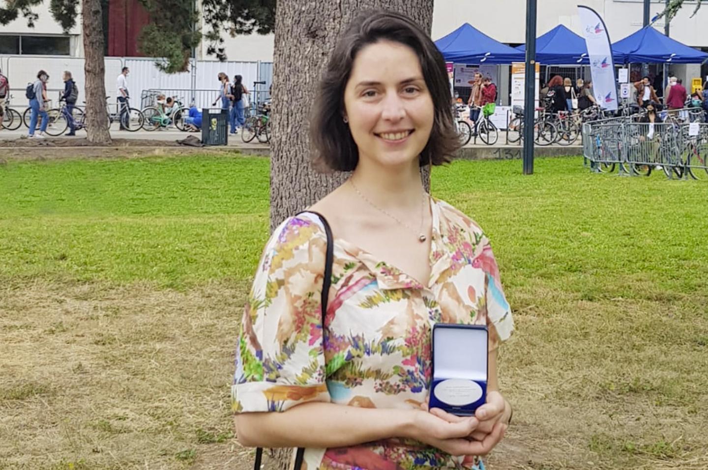 C. Lemaire, lauréate du prix Les Espoirs de l'Université de Strasbourg - EM Strasbourg