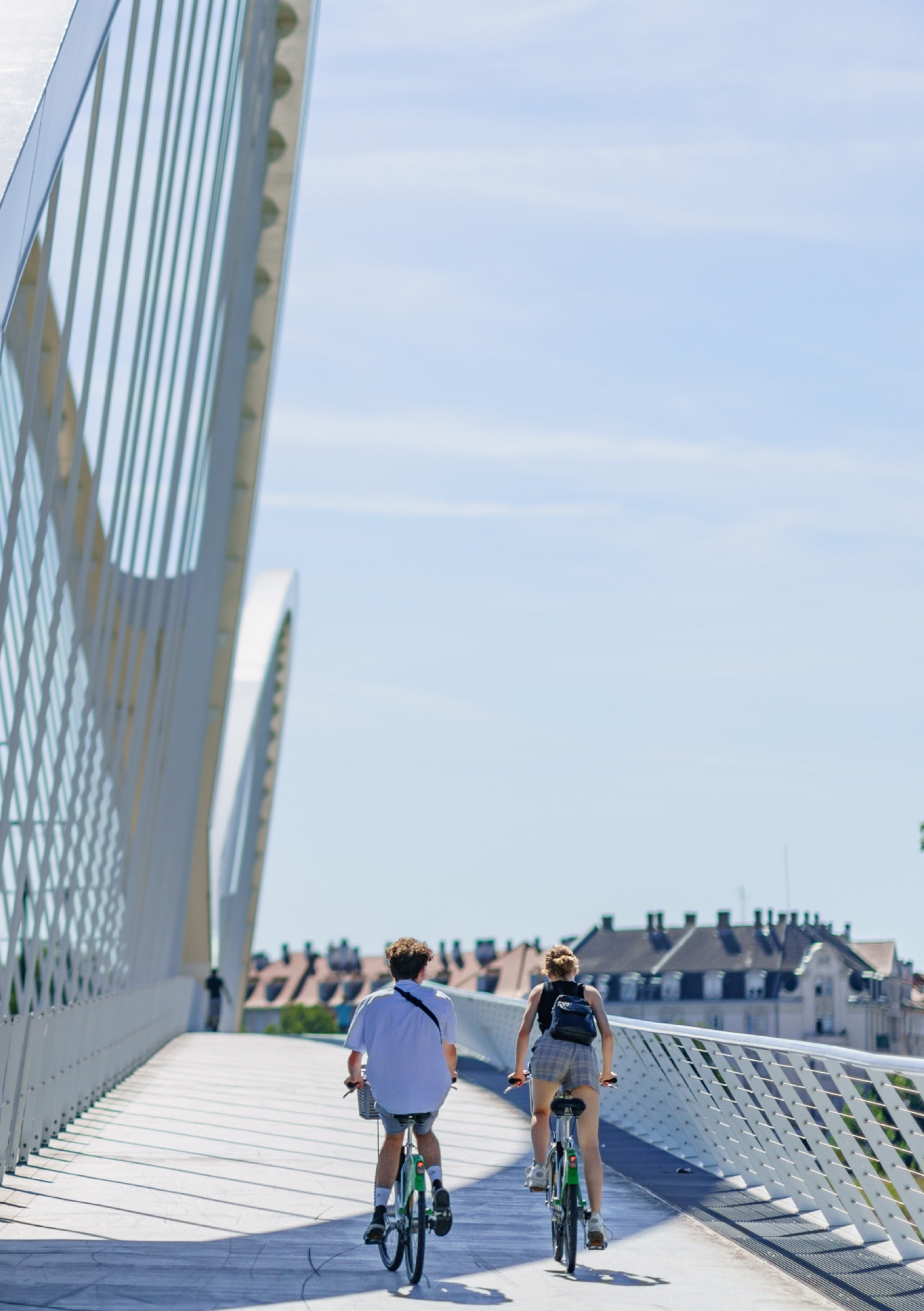 Cycliste à strasbourg